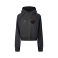 Cropped Zip-Through Hoodie