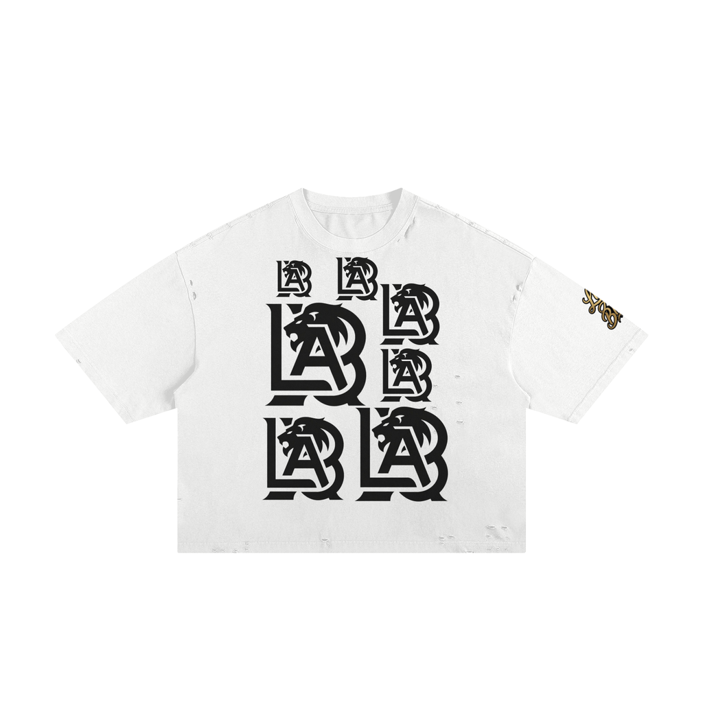 LAB - Black Monogram Heavyweight Tee