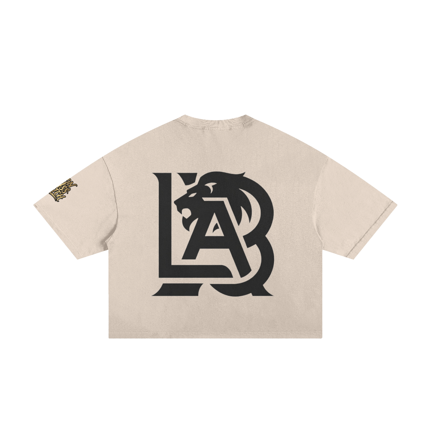 LAB - Black Monogram Heavyweight Tee