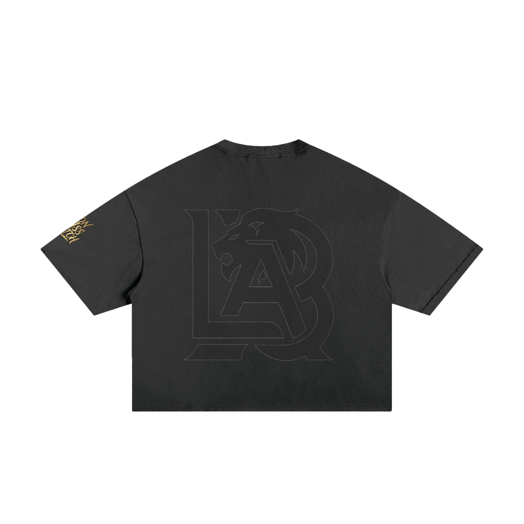 LAB - Black Monogram Heavyweight Tee