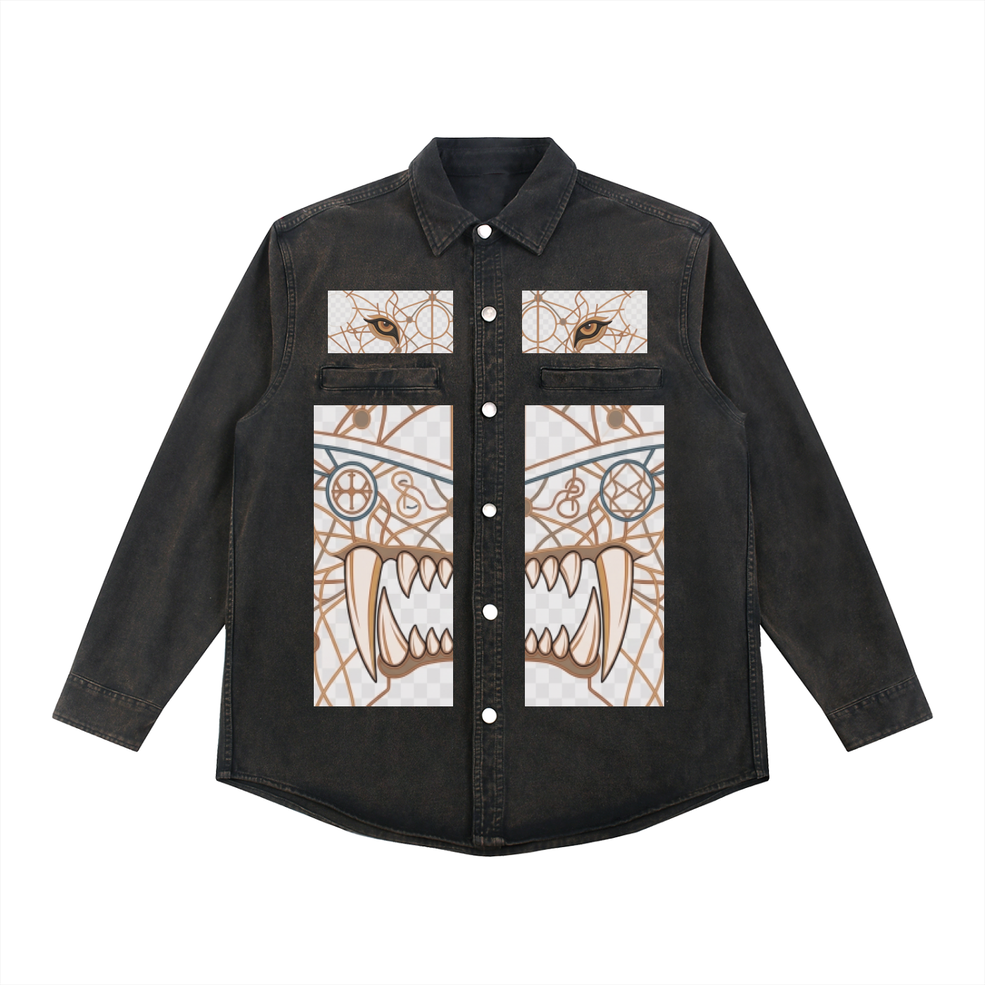 Denim Cat Eye's Heavyweight Jacket