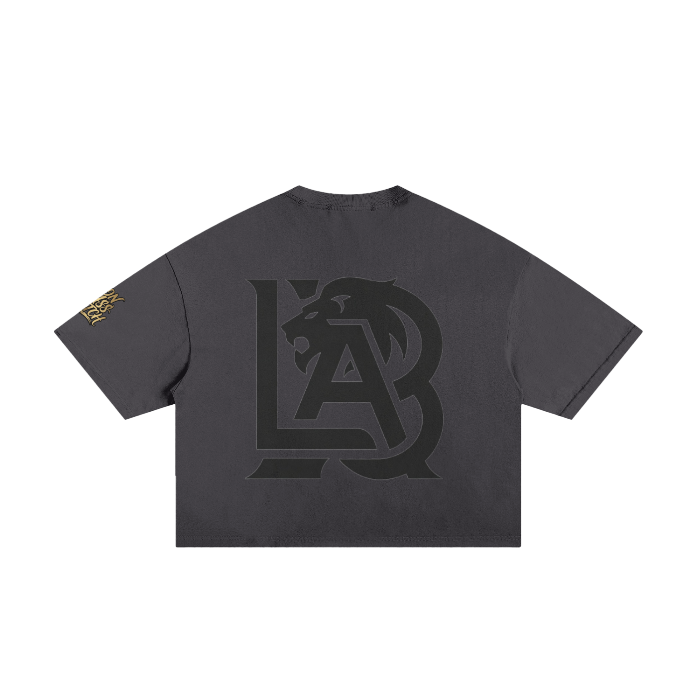 LAB - Black Monogram Heavyweight Tee